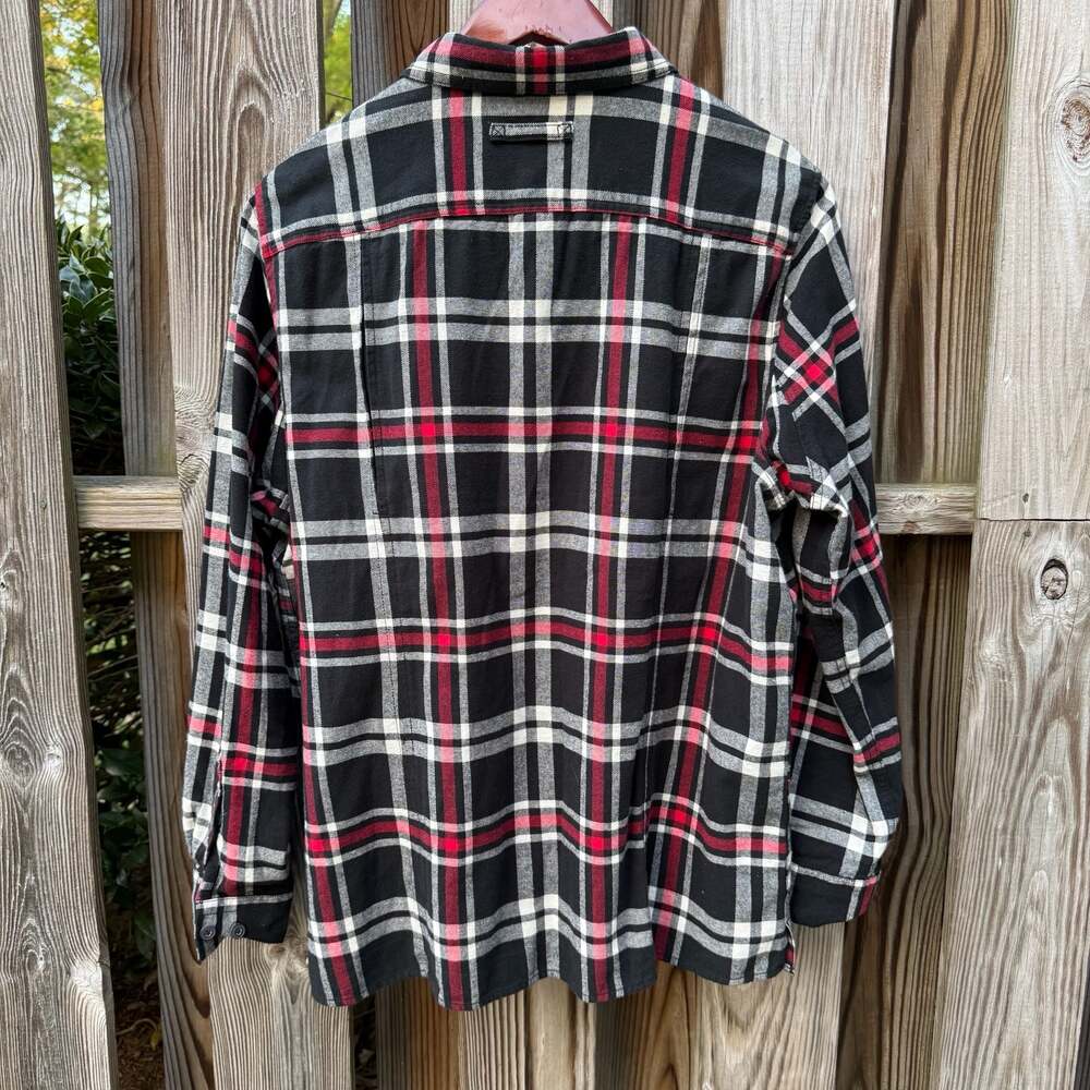 Duluth Trading Co Women's Crosscut Performance Flannel Glasses Wiper Shirt XL - Picture 2 of 5